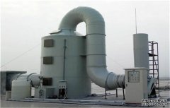 喷雾塔中的废气处理系统